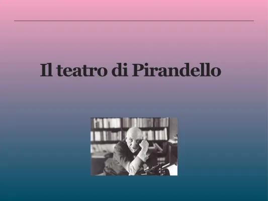 El teatro de Pirandello PDF: Obras y Mapas Conceptuales