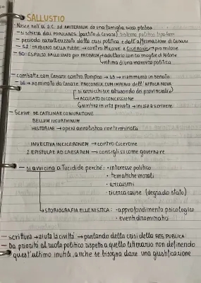 Resumen de Sallustio: Análisis de sus Obras Principales en PDF