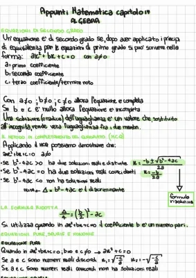 Equazioni di Secondo Grado per Ragazzi: Spiegazioni e Esercizi Semplici