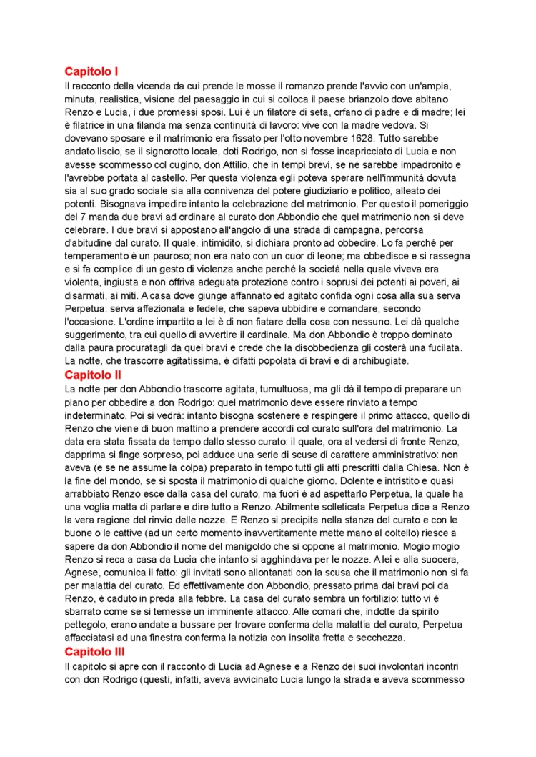 I Promessi Sposi: Riassunto e Analisi Capitolo 11 e 12, Personaggi e Lingua