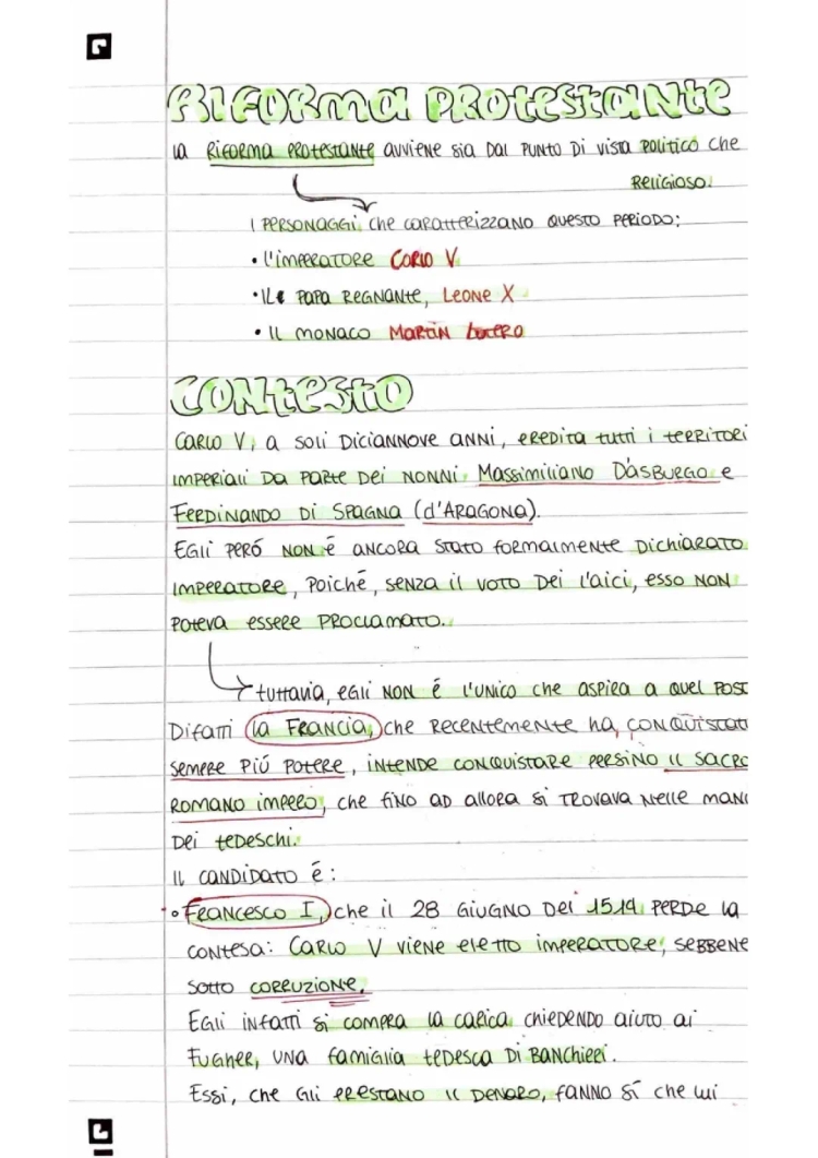 La Riforma protestante: riassunto facile per ragazzi