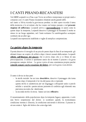 La quiete dopo la tempesta: parafrasi, analisi e temi