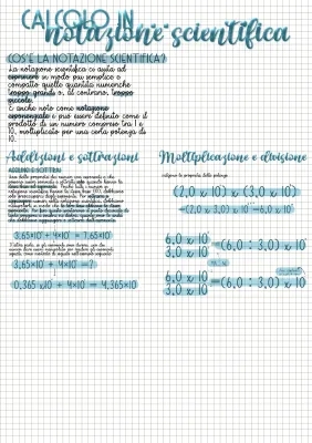 Notazione Scientifica Esempi e Esercizi con Soluzioni PDF