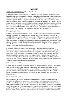 Trattato di Versailles 1919 y Las Aventuras de D'Annunzio en Fiume