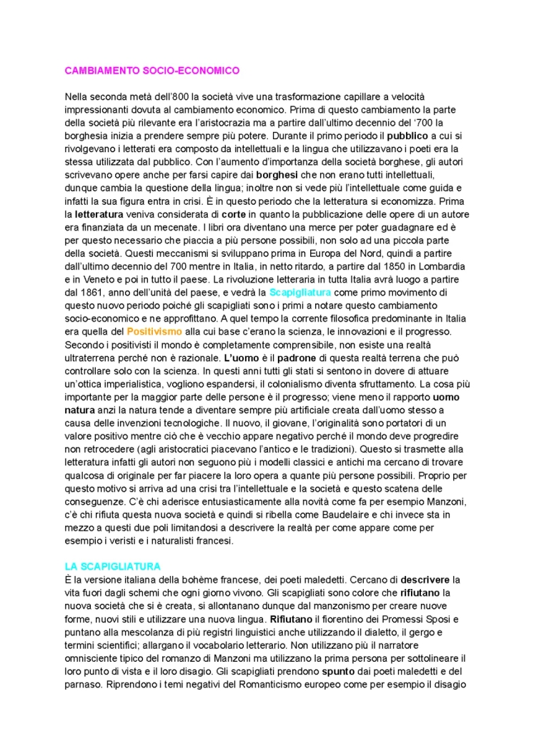 Programma italiano 5 superiore: PDF, autori, e maturità