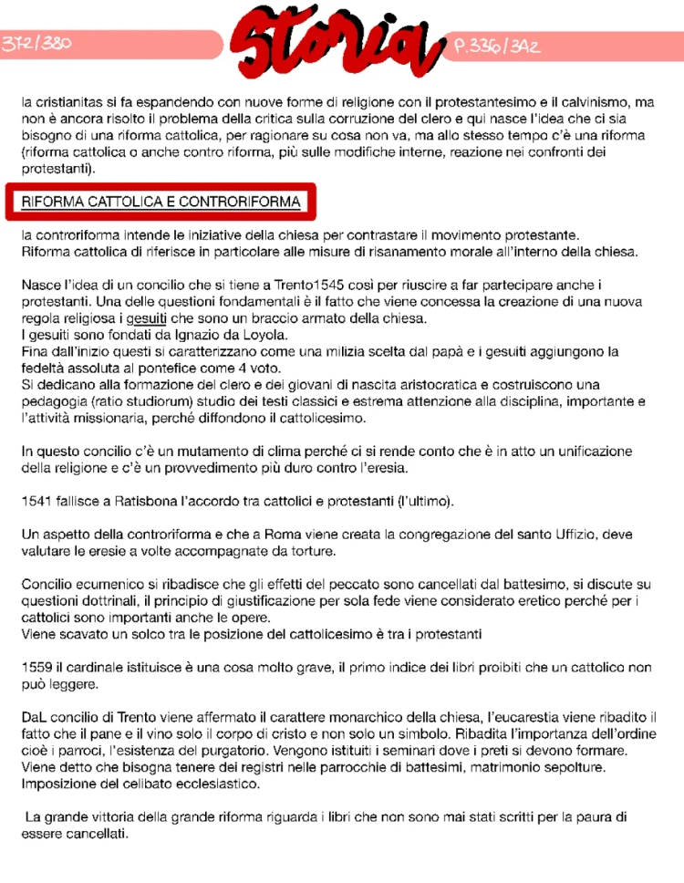 riforma cattolica e controriforma/ la guerra dei 30 anni/ l’assolutismo di Luigi XIV