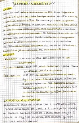 Giosuè Carducci: La Vita en Breu