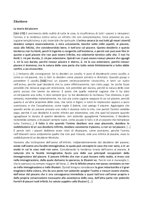 La Teoria del Piacere di Leopardi Testo PDF e Riassunto per la Scuola