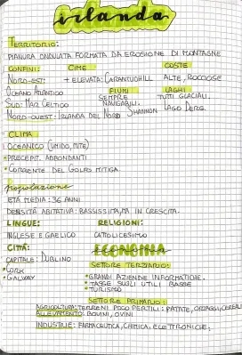 Todo sobre Irlanda: Territorio, Clima, Economía y Ciudades