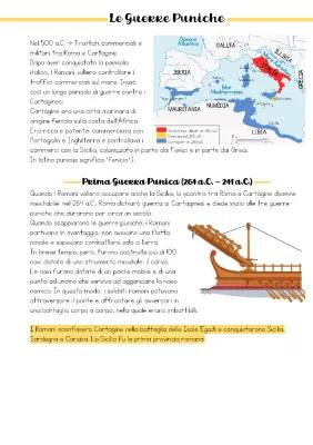 Tutto sulle Guerre Puniche: Riassunto e Schemi Facili