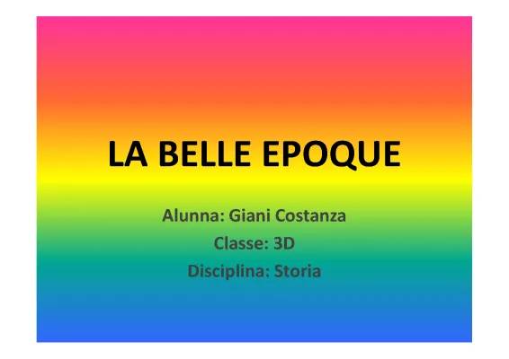 La Belle Époque: Scopri la Storia e le Invenzioni!