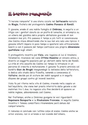 Il Barone Rampante: Riassunto per Capitoli e Significato