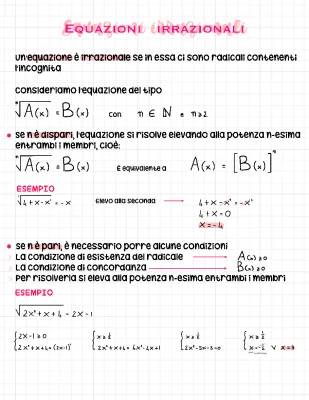 Impara le Equazioni Irrazionali: Esercizi Svolti e Schemi Facili