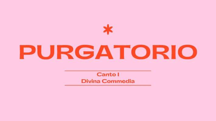 Primo Canto Purgatorio: Parafrasi e Riassunto PDF