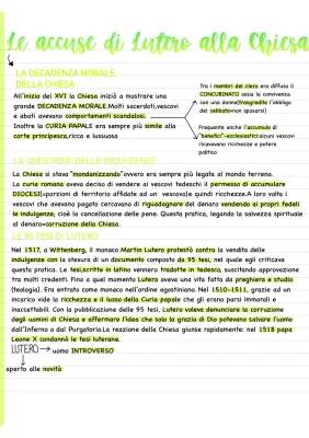 Martin Lutero: Riassunto, Le 95 Tesi e La Corruzione della Chiesa