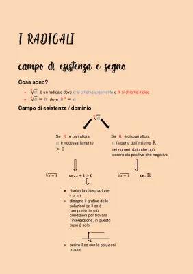 Proprietà e Condizioni dei Radicali Spiegazioni Semplici e PDF