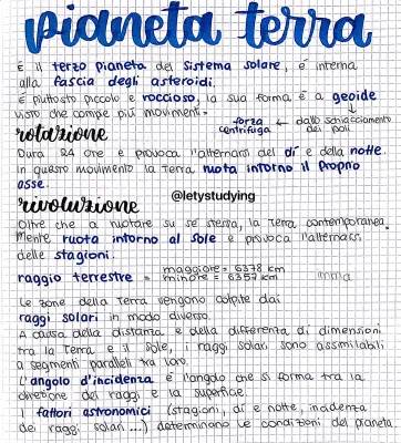 I Movimenti della Terra: Rotazione e Rivoluzione per Bambini