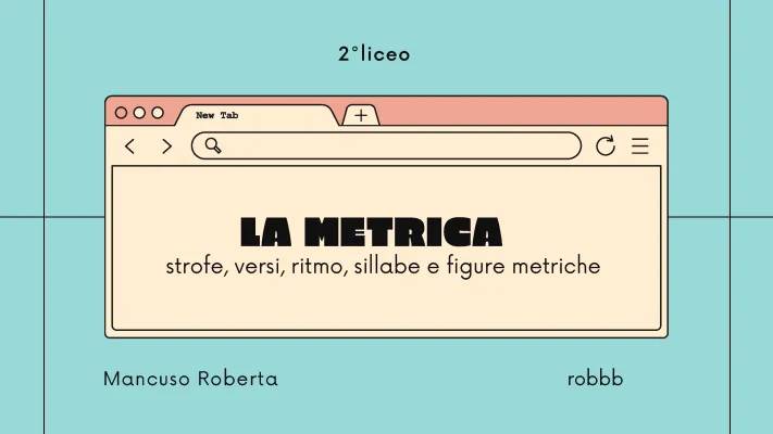 Tipi di metrica in poesia: esempi e PDF