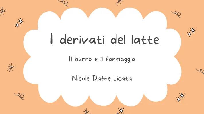 I derivati del latte per scuola primaria: gelato, mozzarella e burro