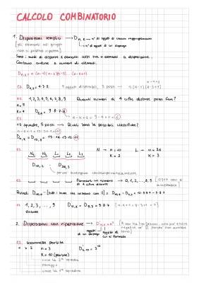 Calcolo Combinatorio e Probabilità: Esercizi Svolti per il Liceo con PDF