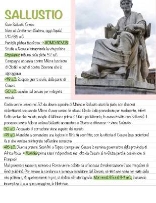 Spiegato semplicemente: Riassunto di Sallustio: Vita e Opere in ... image