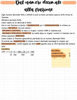 Trasformare numeri decimali in frazioni: esercizi e spiegazioni