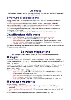 Classificazione delle rocce: guida completa in PDF con schema dei tipi di rocce