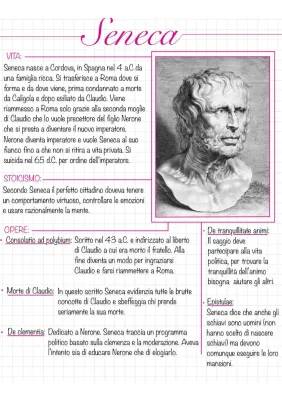 Seneca: vita e opere, pensiero e riassunto in pdf per maturità