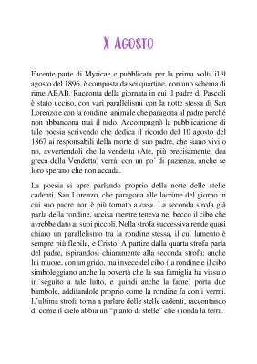 X Agosto di Pascoli: Testo, Analisi e Parafrasi