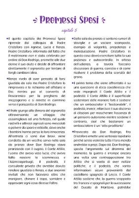 Capitolo 5 Promessi Sposi - Riassunto PDF e Personaggi