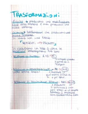 Scopri le Trasformazioni Chimiche e Fisiche: Esempi per Bambini