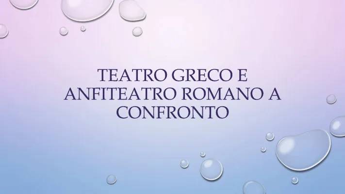 Teatro Greco e Romano: Scopri le Differenze e la Struttura!