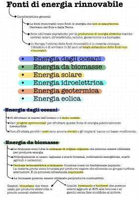 Energia rinnovabile: Energia marina, Biomasse e Solare