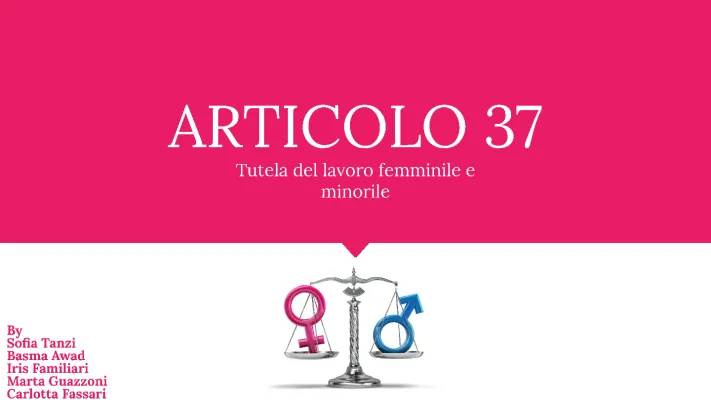 Articolo 37 della Costituzione: Spiegazione e Storia per Bambini