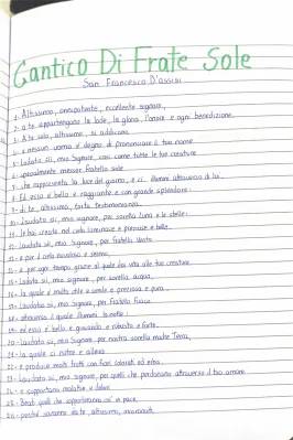 Parafrasi e analisi del cantico di Frate Sole di Francesco d’Assisi