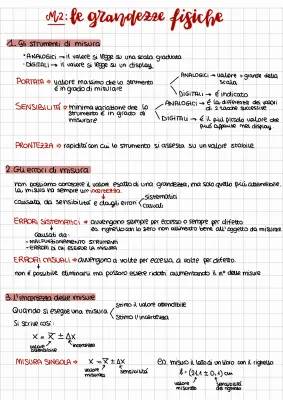 Le grandezze fisiche (gli argomenti sono nella descrizione)