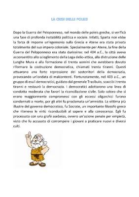 La Guerra del Peloponneso: Riassunto Breve e La Crisi delle Poleis