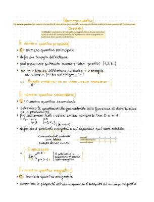 Numeri quantici e orbitali: Guida semplice per ragazzi - Mappa, PDF e Zanichelli