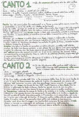 Primo Canto Inferno Testo Pdf - Parafrasi Canto 1, Riassunto e Figure Retoriche