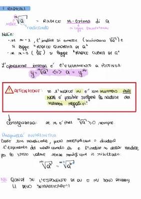 Guida Semplice ai Radicali: Proprietà e Esercizi PDF