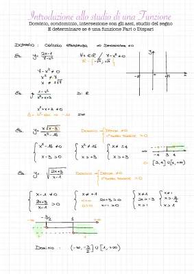 Guida Facile: Dominio e Intersezioni delle Funzioni