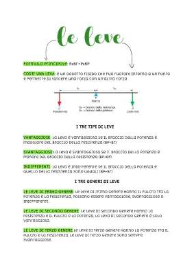 Leve per Scuola Media: Tipi e Formule per Risolvere i Problemi