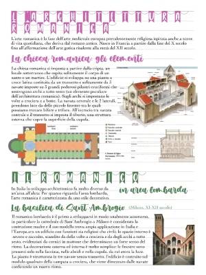 Architettura Romanica in Italia: Riassunto e Caratteristiche