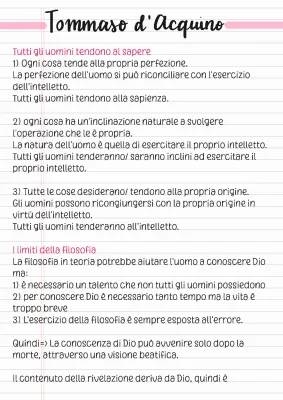 San Tommaso d'Aquino: Filosofia per Bambini, Riassunti e Cruciverba