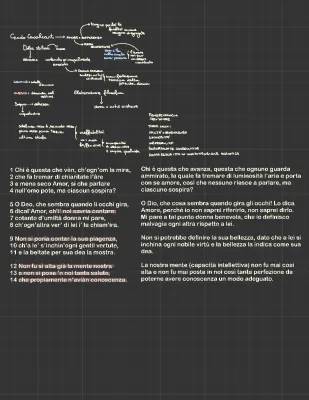 Chi è Questa che Ven Ch'ogn'om la Mira: Parafrasi e Figure Retoriche