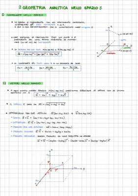 Geometria Analitica e Euclidea nello Spazio: Formule, Esercizi e PDF Zanichelli