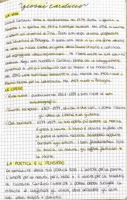 Giosuè Carducci: Vita in Breve e Opere Importanti