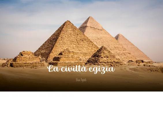 la civiltà Egiziana 