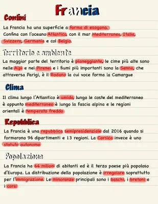 Geografia e Storia della Francia per la Scuola Media