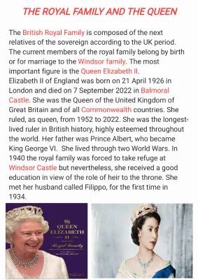 British Royal Family Tree and Queen Elizabeth II